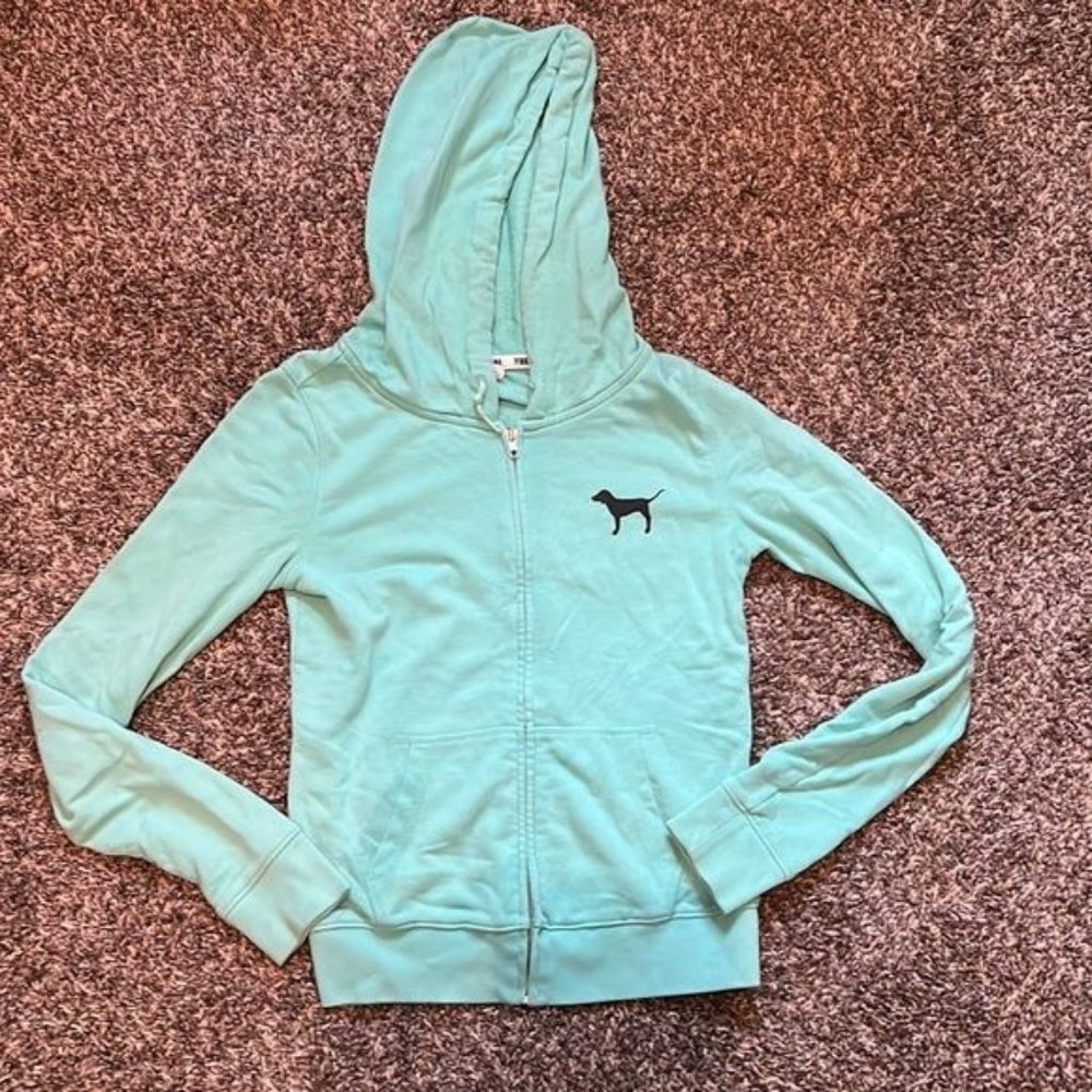 VS PINK zip up hoodie size xs